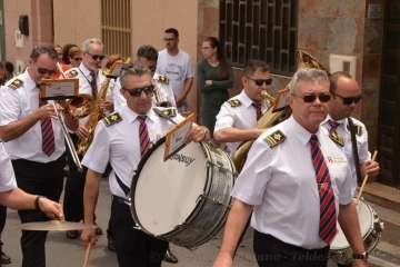 Misa, procesión y desfile de ganado en La Pardilla (Foto Francisco Javier Santana)